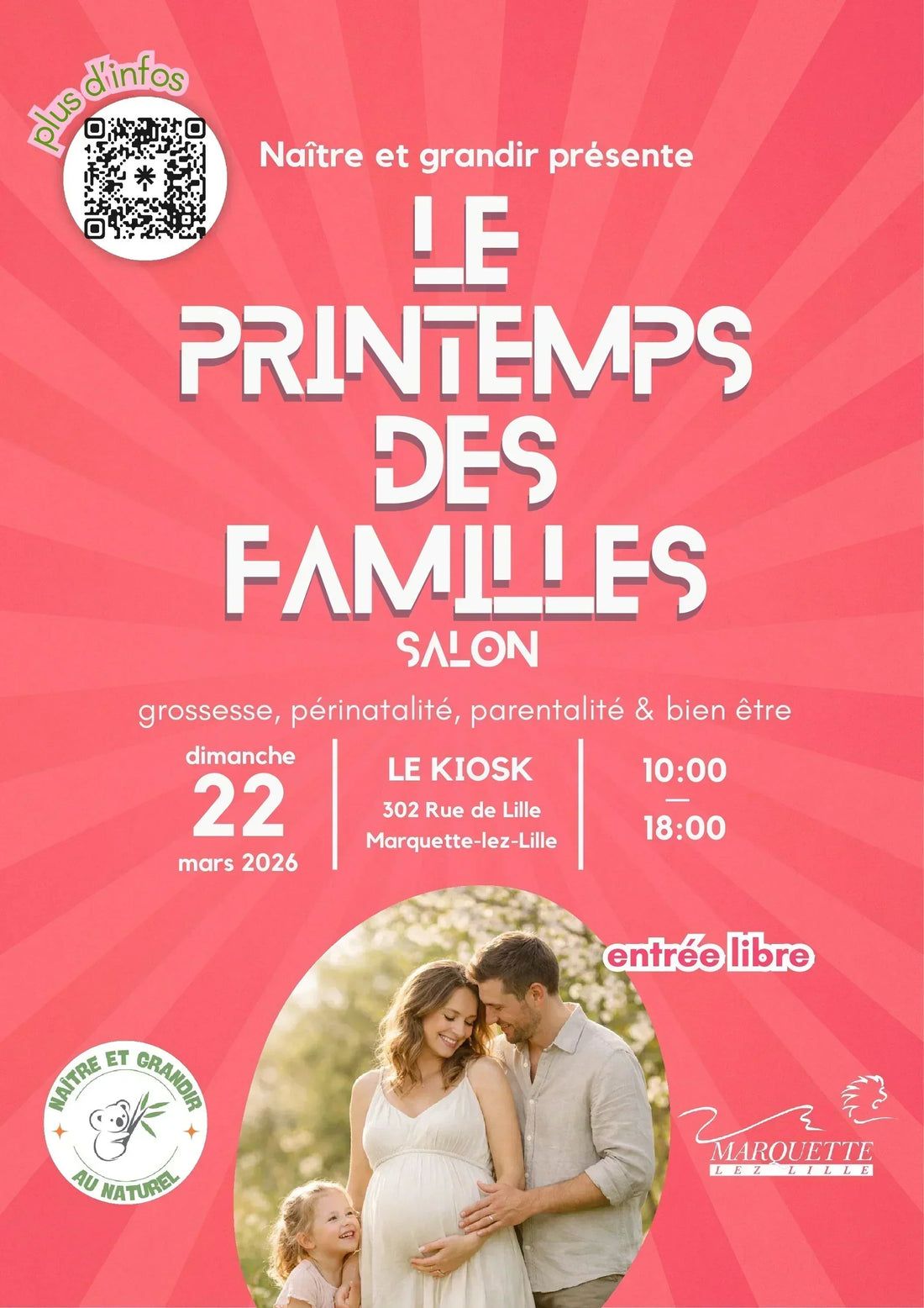 Le Printemps des Familles 2026 : une journée douce et inspirante pour les parents près de Lille